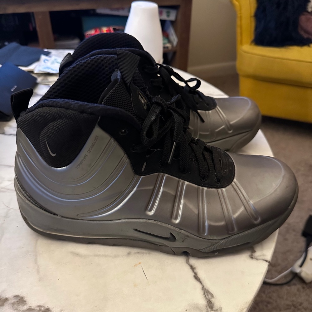 Nike Air Bakin’ Posite Foamposite Metallic Pewter